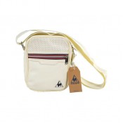 Prix Le Coq Sportif Lineaire Small Item Chaux Blanc - Sacs Pochettes / Sacoches